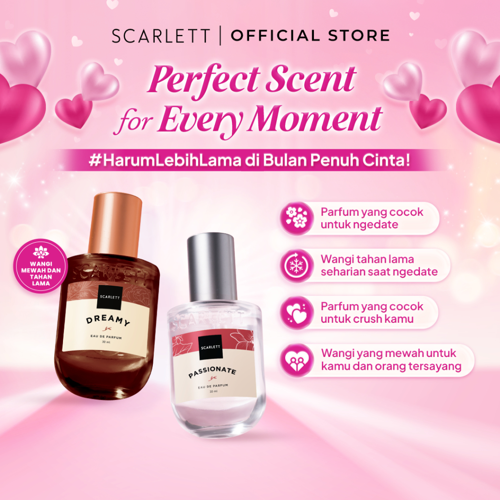 Scarlett Eau De Parfum Bundling Dreamy & Passionate
